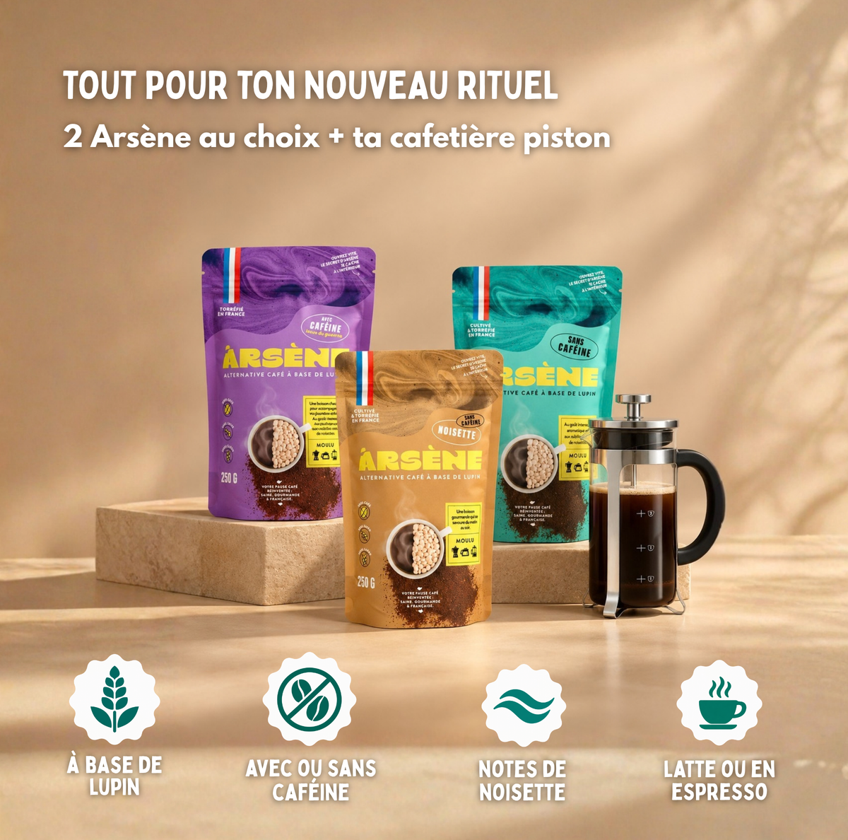 Pack dégustation - avec cafetière
