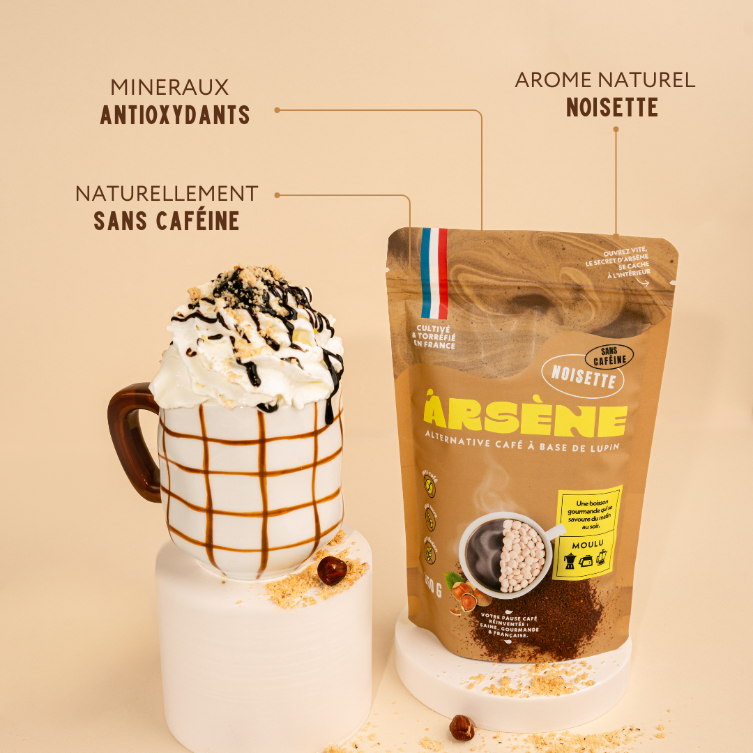 Arsène noisette - Alternative au café sans caféine