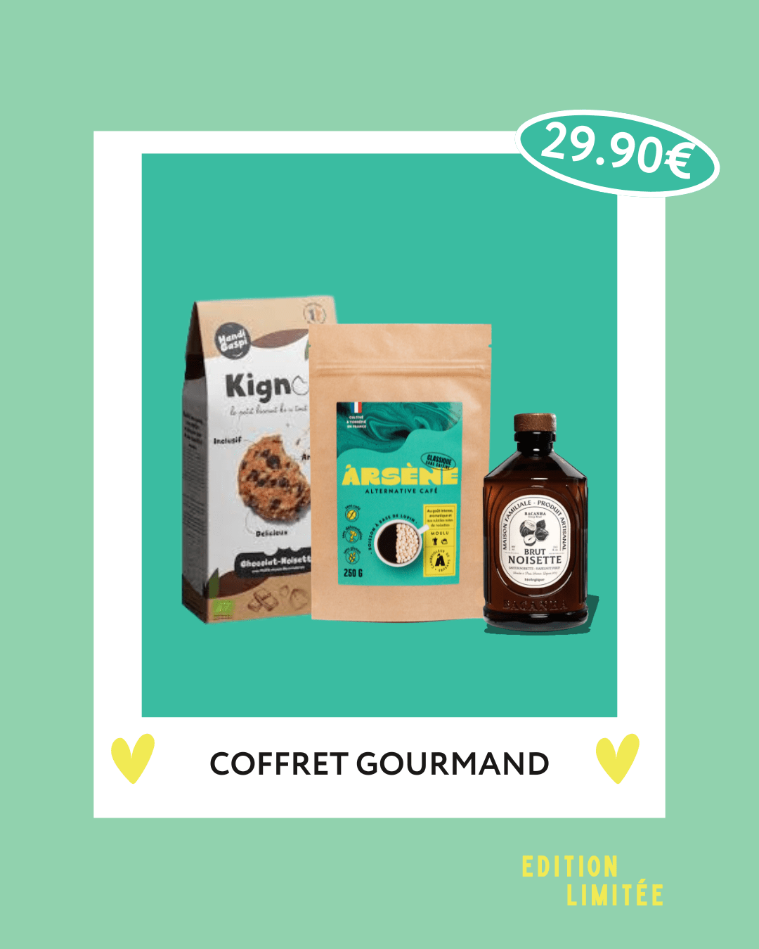 Coffret gourmand - Alternative au café - Arsène