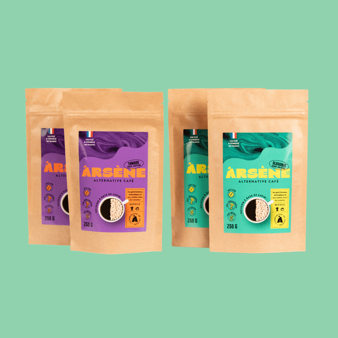 pack découverte - 4 sachets - Arsène - alternative au café - pack 
