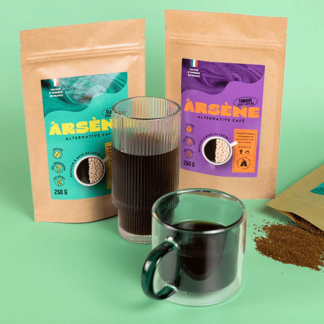 pack mix - 2 sachets - Arsène - tasse - alternative au cafe