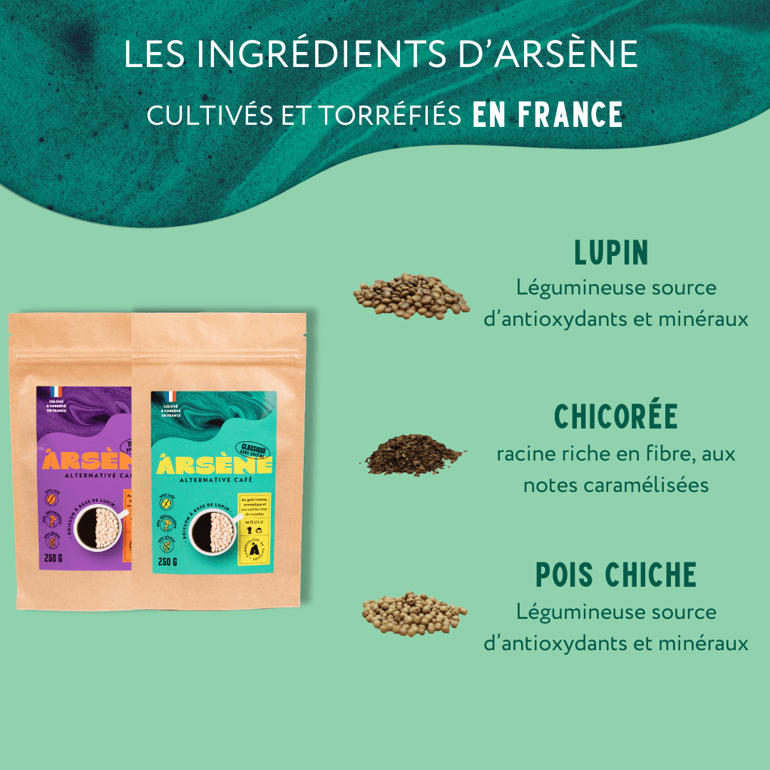 pack mix - 2 sachets - Arsène - ingrédients